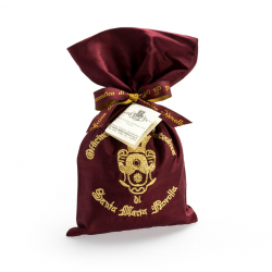 Pot Pourri - Embroidered Maroon Silk Bag 40 g